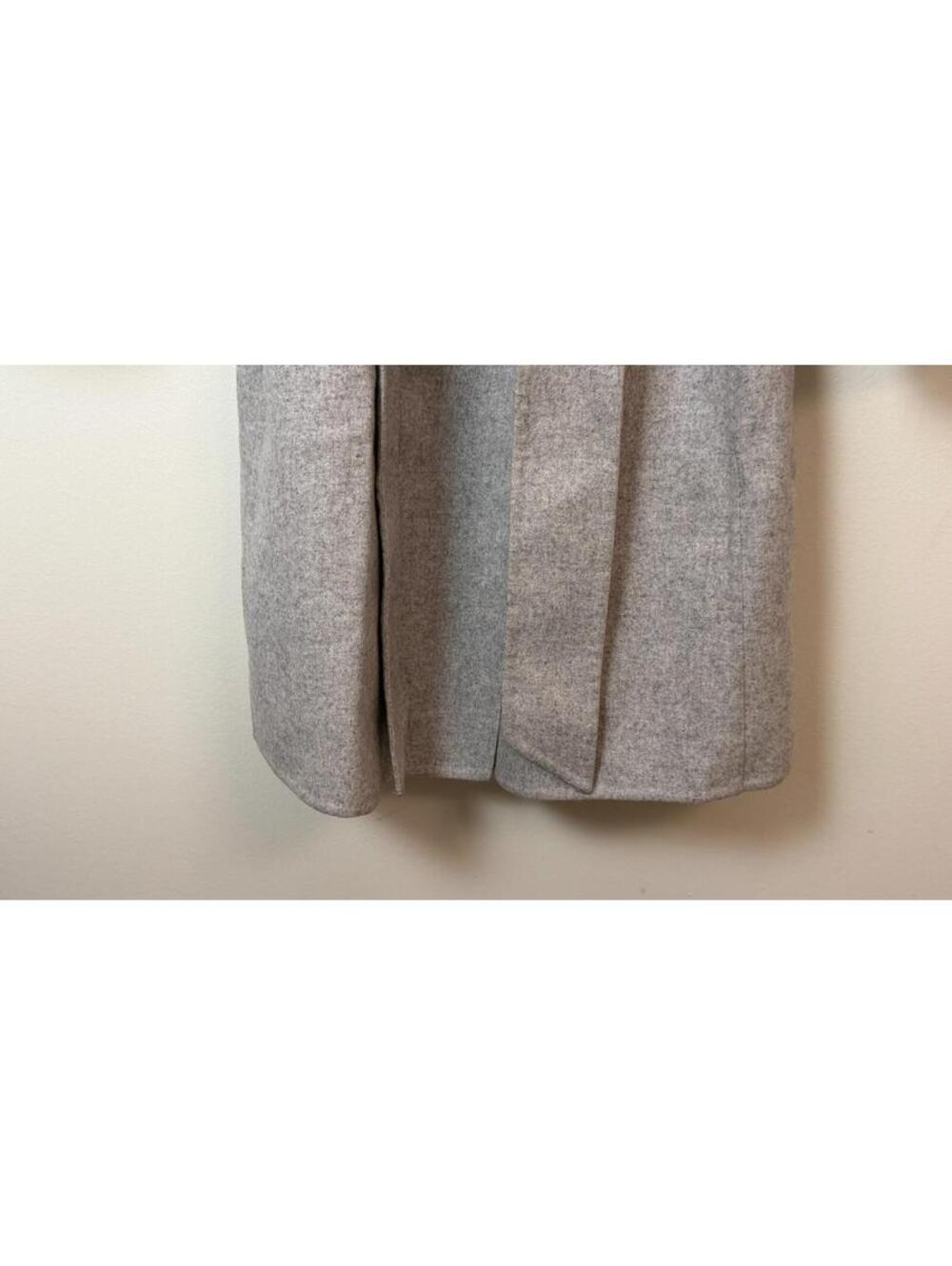 FERAUD CASHMERE BLEND TRENCH HEATHER GRAY COAT 10 - Picture 4 of 12
